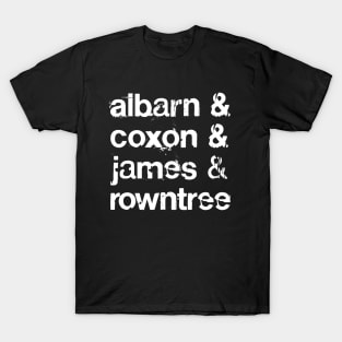 Blur Lineup Fan Art Design T-Shirt